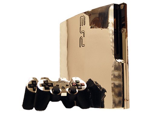 Sony PlayStation 3 Slim Skin (PS3 Slim) - NEW - SILVER CHROME MIRROR system skins faceplate decal mod