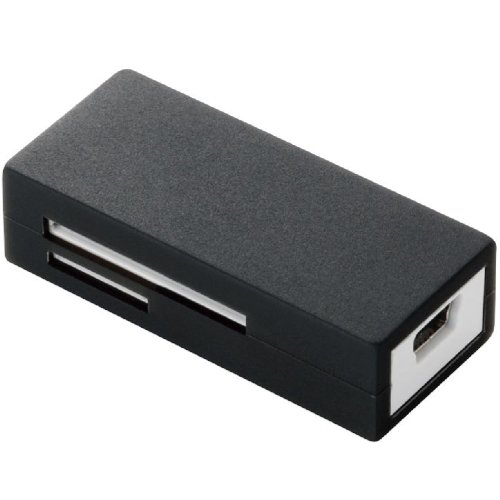 ELECOM 消しゴムみたいなメモリリーダライタ SD系専用 ブラック MR-C21BK