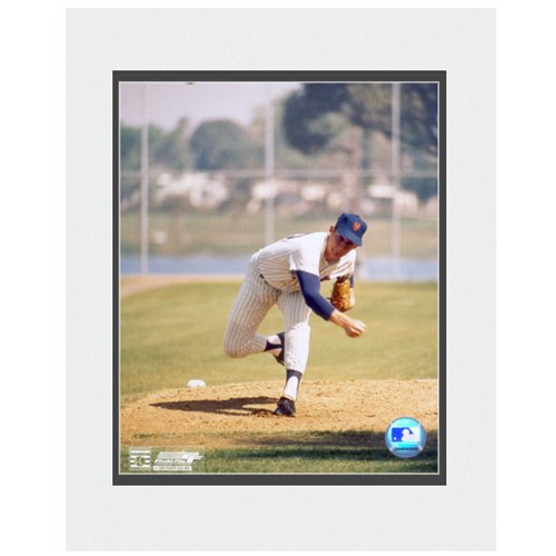 New York Mets Nolan Ryan Matted Photo