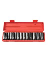Home Improvement: TEKTON 4880 1/2" Drive Deep Impact Socket Set, 3/8"-1-1/4", SAE, Cr-V, 14 Sockets - TEKTON