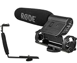 Rode VideoMic Directional On-Camera Condenser Shotgun Microphone with Polaroid Camcorder/DSLR Camera Shoe Bracket Kit