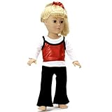 18 Inch Dolls Clothes/clothing Fits American Girl - Jazz Dance Outfit Includes 18' Doll Accessories