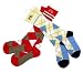 Goode Rider Logo Socks - Blue Argyle