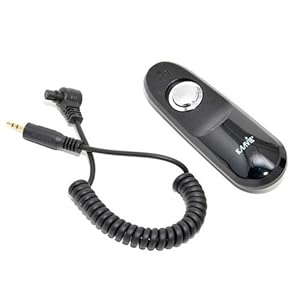 Kaavie Remote Switch Cable for Canon EOS 7D, 5D,1D, 1D Mark II, 1Ds, 1Ds Mark II, 50D, 40D, 30D, 20D, 10D