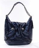 Betsey Johnson Black Large Hobo Ice Princess Handbag