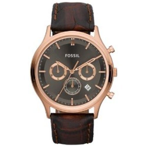 FOSSIL Ansel Leather Watch - Brown
