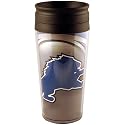 NFL Football Team Logo Vortex 16 Ounce Acrylic Travel Tumbler Glass - Detroit Lions