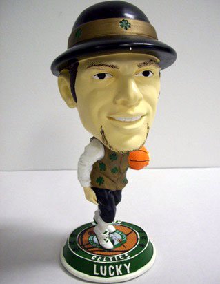 Lucky the Leprechaun Boston Celtics Mascot Bobblehead