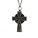 Vintage Style Celtic Cross Watch Necklace 30