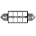 Produkt-Bild: Dectane S41WCB-8 SMD-LineLED Soffitte 41mm mit 8 SMD LED wei&szlig; CanBus