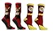 The Flash Men's Casual Crew Sock Set Pack of 2, Red, Men's Shoe Size 6-12