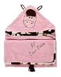 Lil' Cow Pokie Hooded Bath Towel Girl Manual Woodworker