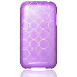 ORIGINAL iProtect APPLE Iphone 3 3GS CIRCLE Silikon H�lle Case Tasche LILA / PURPLEvon "iprotect"