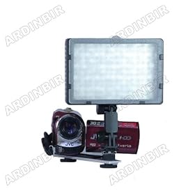 Pro LED Video Light Lite for Panasonic AG-HMC40, HMC150, HMC70, DVX100BP, DVX100A, DVC20, DVC30, HVX200A, HSCIU, HDC-TM300, TM10K, TM20K, TM350, TM20