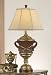 Designed Lighting 9312PCN Appian Way Collection Pecan Table Lamp & Shade
