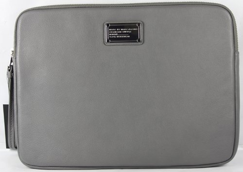 Marc Jacobs Computer Case 13" Cylinder Grey