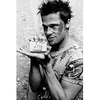 Fight Club Movie (Brad Pitt Holding Soap) Poster Print
