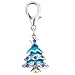 Search : Aria Jeweled Christmas Tree Charm Blue