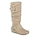 Journee Collection Womens Extra Wide Calf Slouch Buckle Knee High Boots