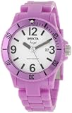 Invicta Womens 1212 Angel White Dial Light Purple Plastic Watch
