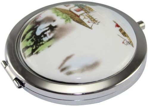 SINOBAG®2014 Fashion New Women Lady Girls Cosmetic Makeup Pocket Portable Mirror with Foldable Two-side