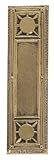 BRASS Accents A04-P7200-610 Nantucket 3-.75 in. x 13-.87 in. Push Plate Highlighted Brass