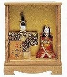 一秀 作 ひな人形 木目込 雛人形 神雛 07号 正絹 木目ケース入