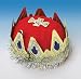 ROYAL QUEEN RED CROWN COSTUME THEATER DRAMA HAT ~ Lightweight