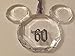 Disney Disneyland Mickey Icon Gem 60th Celebration Christmas Ornament New W Tags