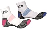 Womens TWO PAIR PACK More Mile cushioned LONDON running sock