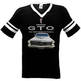 Pontiac GTO Mens Ringer T-shirt, Officially Licensed First Name In Muscle Design Mens V-neck Shirt
