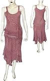 Skirt Top Set Rayon Embroidery Womens Casual Sundresses Size S
