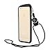 Moonmini Stylish Phone Bumper Frame Case Cover Skin Protector with Hanging Neck Strap Rope for iPhone 6 Plus 5.5 inch - Black