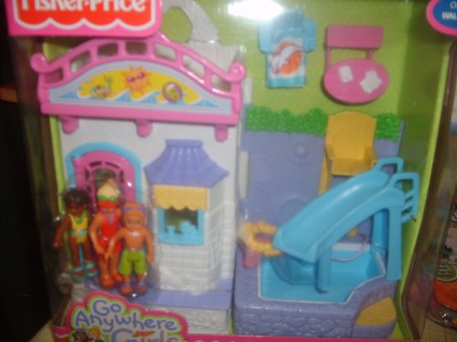 Childrens Toyshop  Toys : Fisher price Go Anywhere Girls Swimming Pool Exclusive