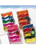 BLOW FISH Neon Liquid Wave Address Book,RAINBOW