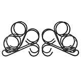 Oenophilia Scroll Wine Rack Bookends - Black