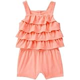 クレイジーエイト Crazy 8/ ラッフルロンパース ピンク ボトムスショートパンツ 6～12ヶ月【並行輸入】