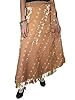 Beach Wrap Skirt Ethnic Printed Two Layer Vintage Silk Sari Magic Skirts Sarong Dress