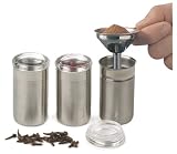 RSVP Endurance Airtight Spice Jar, Stainless Steel