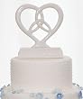 Weddingstar Heart Framed Trinity Knot Cake Top