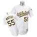 (�ޥ������ƥ��å�)Majestic MLB ��������å��� #55 ���潨�� Authentic Player ��˥ե����� (�ۡ���)