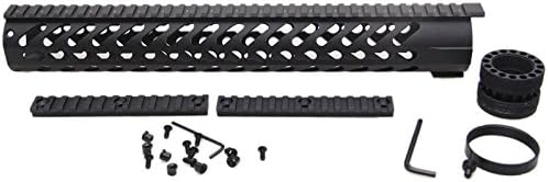 15"/12" Mentium KeyMod Mount with Steel Barrel Nut For Lasers Flashlights