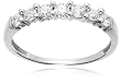 14k White or Yellow Gold 7-Stone Shared Prong Diamond Ring (1/2 cttw, I-J Color, I1-I2 Clarity)