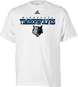 Minnesota Timberwolves White Adidas True T-Shirt
