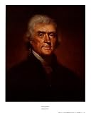 Thomas Jefferson Art Poster Print by Rembrandt Peale, 16x20