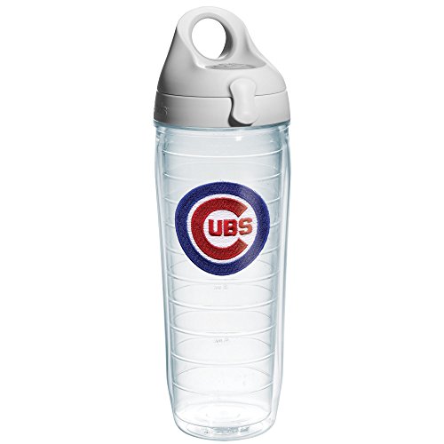 With Grey Lid, Emblem, 24 Oz, Clear