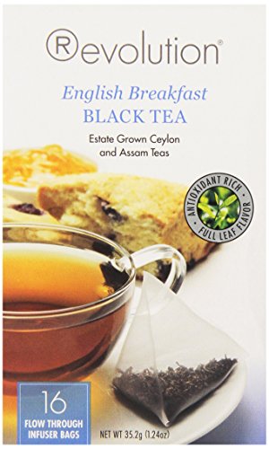 Revolution Tea English Breakfast Black Tea, 16 Count