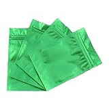 100 (3.5x4.25) Green Zip Lock Bag Pouches ~ Build Your Own Blend...