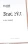 People in the News - Brad Pitt
