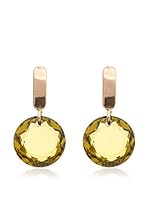EGOO Pendientes Fancy (oro amarillo 18 ct / Verde)